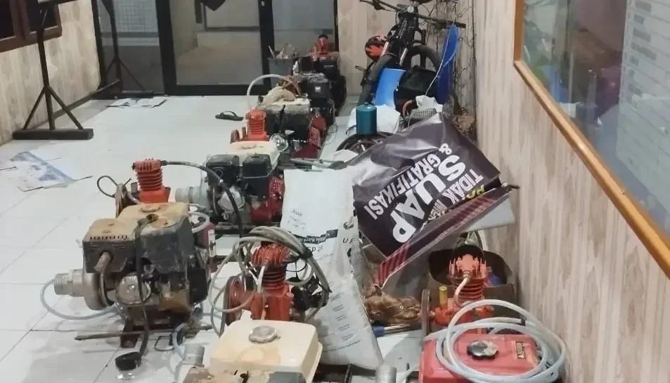 polres-limapuluh-kota-tangkap-belasan-penambang-emas-ilegal