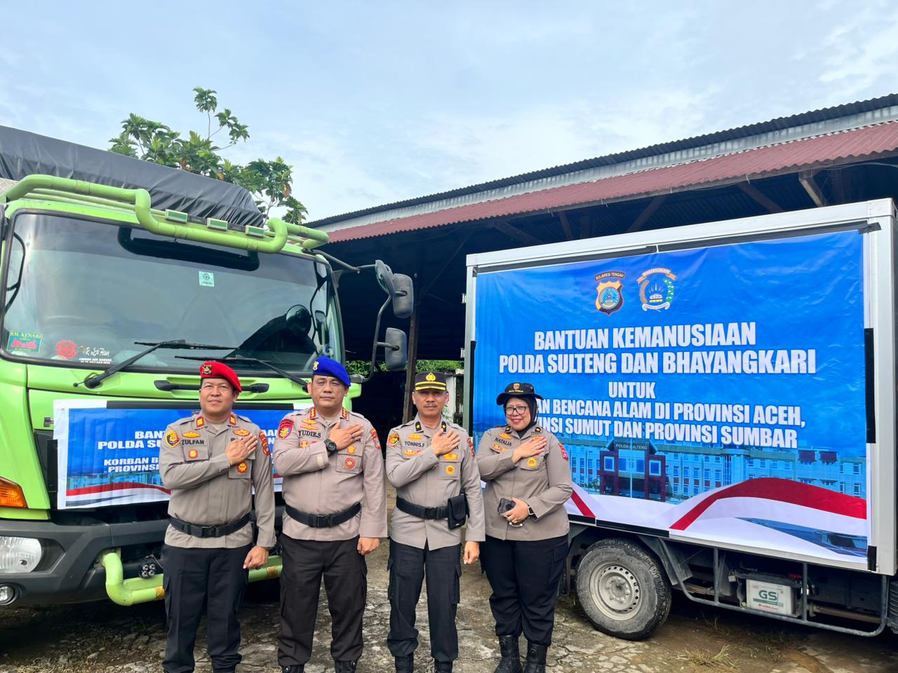 peduli-kemanusiaan,-polda-sulteng-kirimkan-bantuan-untuk-bencana-sumbar