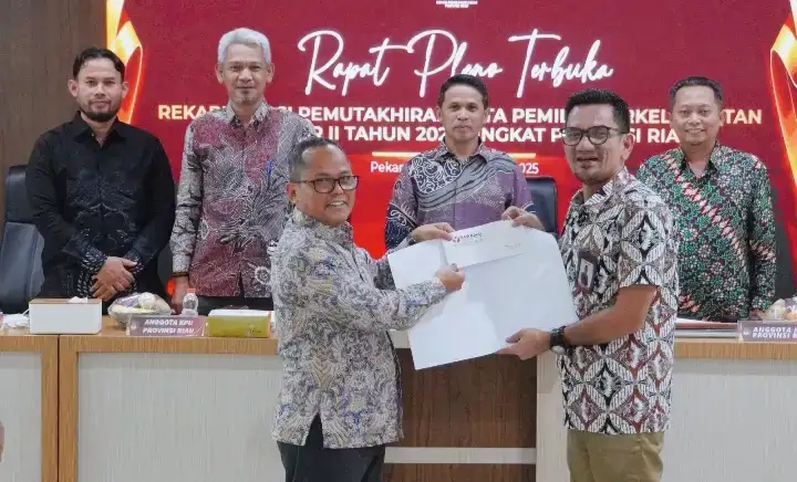kpu-riau-tetapkan-5,07-juta-pemilih-pada-pdpb-semester-ii-2025
