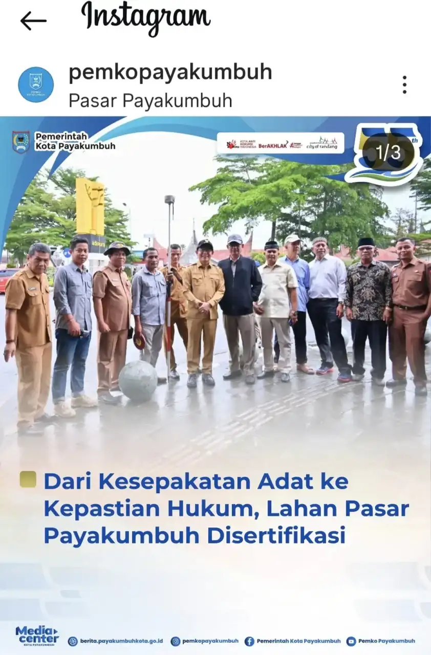 tanggapi-ig-pemko-payakumbuh,-ap-dt.-hitam-:-wali-kota-jangan-lakukan-pembohongan-publik,-niniak-mamak-belum-sepakat