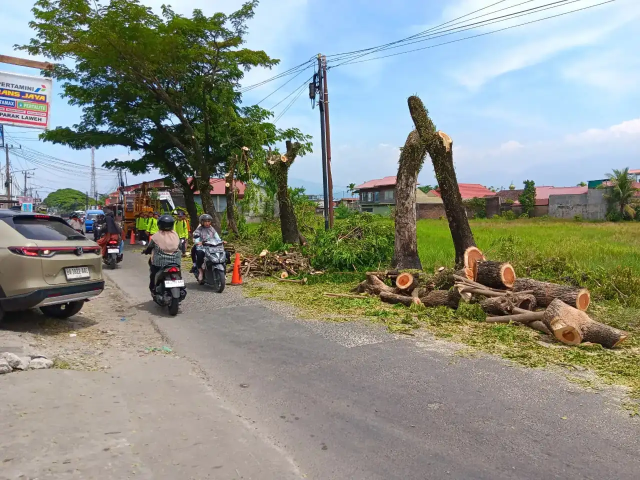 anggota-dprd-meradang,-kecam-penebangan-pohon-tanpa-koordinasi-di-jalur-jalan-raya-parak-laweh-pulau-aia-nan-xx