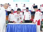 gema-sholawat-ribuan-anggota-bpd-jatim-saat-sambut-prof-reda,-perkuat-sinergi-jaga-desa-untuk-indonesia-berdaulat