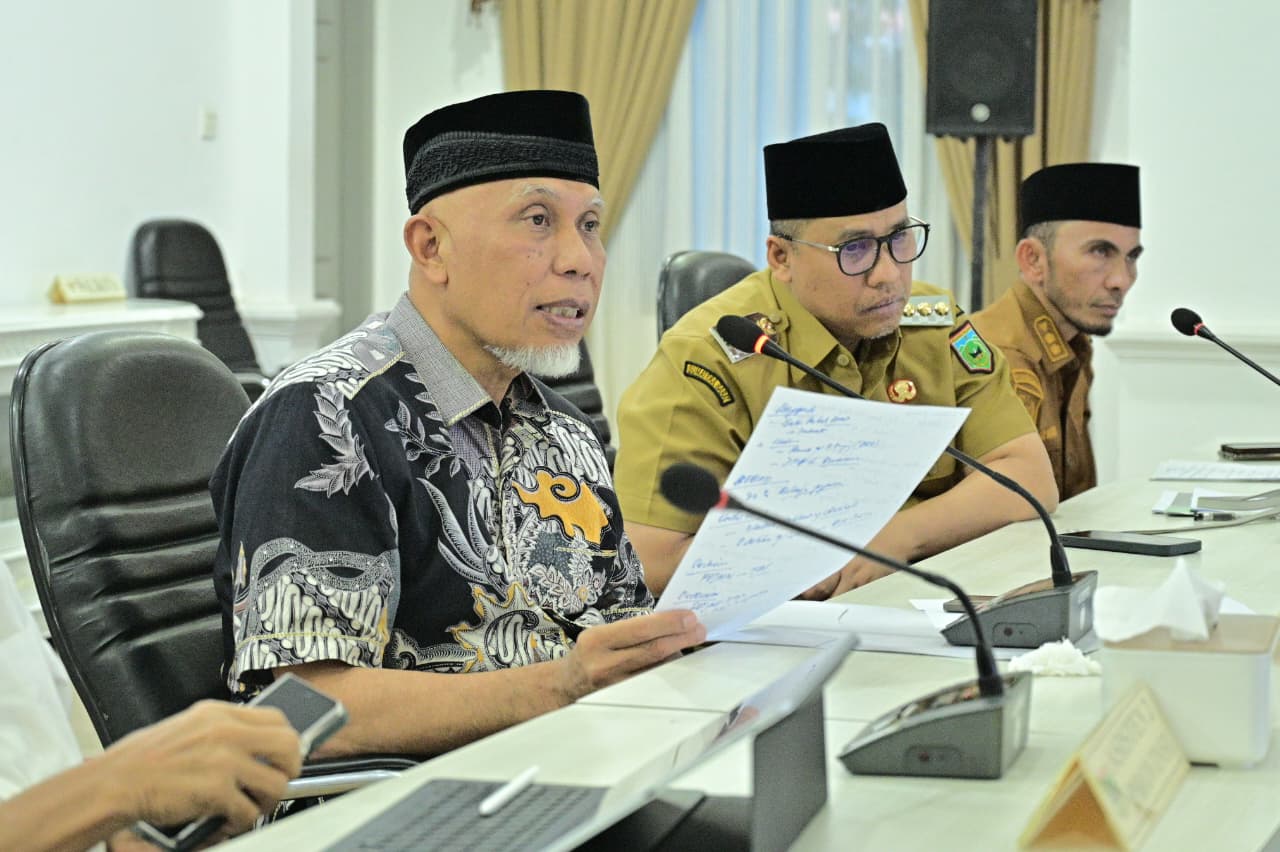 pimpin-rakor-di-padang-panjang,-gubernur-mahyeldi-tekankan-penguatan-kolaborasi-antarlevel-pemerintahan