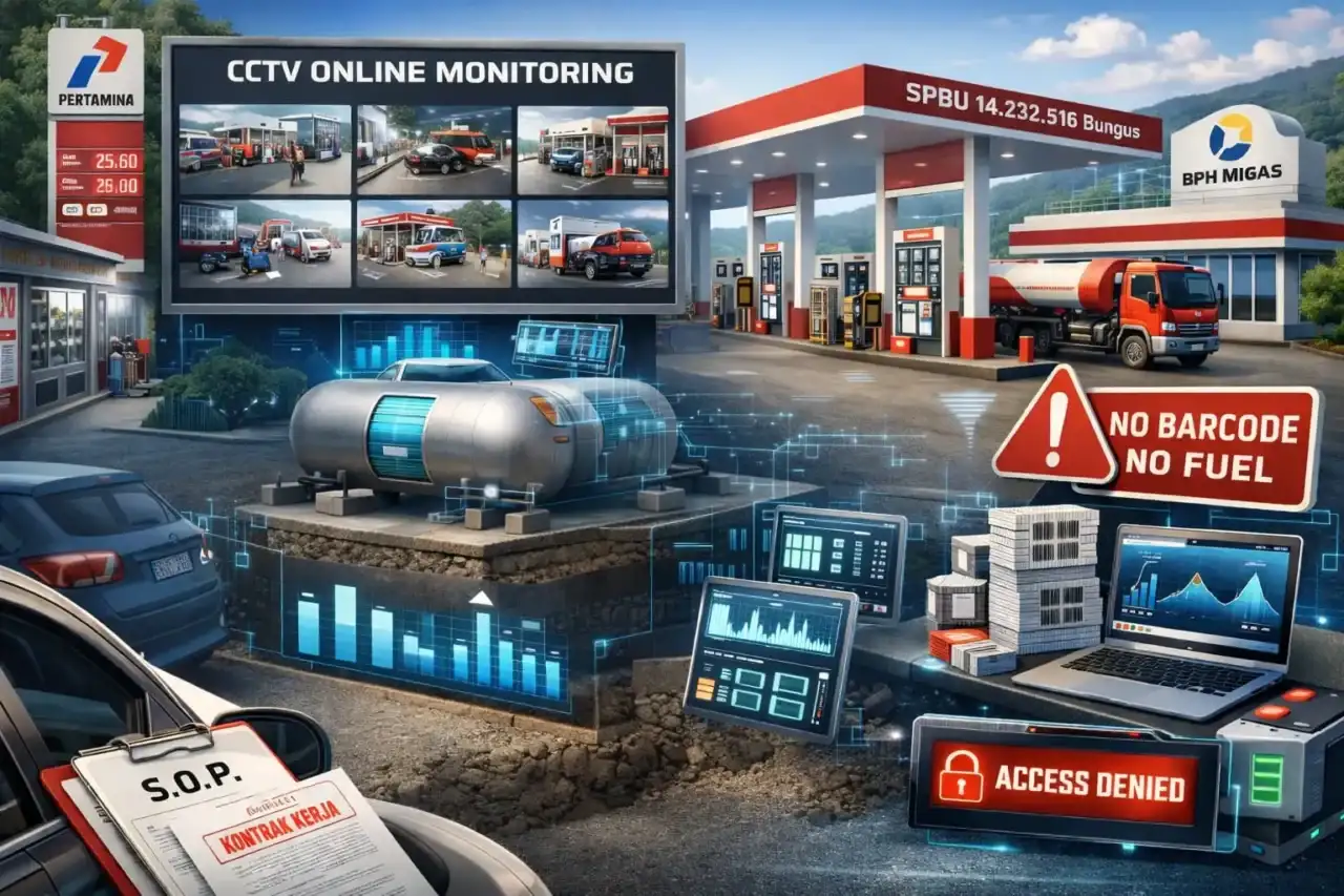 tanpa-barcode-bbm-tak-mengalir,-manajemen-spbu-bungus-bantah-isu-penyelewengan