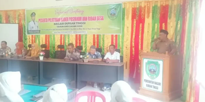 pemerintah-nagari-durian-tinggi-gelar-pelatihan-kader-posyandu-dan-bidan-desa-tahun-anggaran-2026