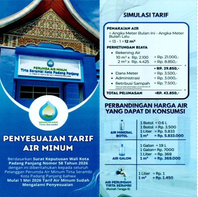 perkuat-operasional-dan-pelayanan,-perumdam-tirta-serambi-sesuaikan-tarif-air-mulai-mei-2026