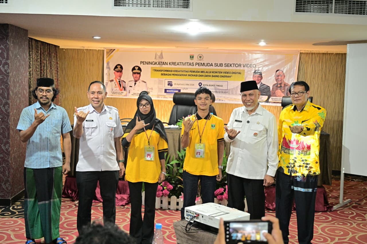 pelatihan-konten-digital,-gubernur-mahyeldi-dorong-pemuda-sumbar-jadi-kreator-inovatif