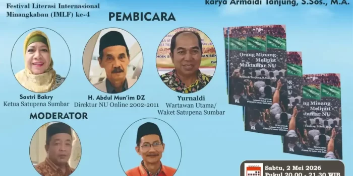 pra-imlf:-merekam-muktamar-dari-pinggir,-bedah-buku-“orang-minang-meliput-muktamar-nu”