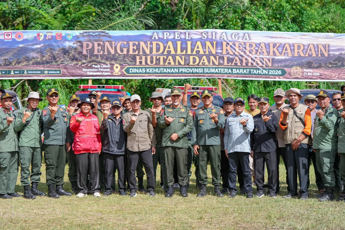 gubernur-mahyeldi:-sumbar-siaga-hadapi-karhutla-2026,-fokus-utama-pencegahan