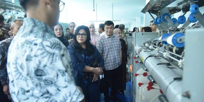 Wakil Ketua Komisi VII DPR RI Evita Nursanty dalam Kunjungan Kerja Spesifik Komisi VII DPR RI ke Akademi Komunitas Industri Tekstil dan Produk Tekstil Surakarta, Jawa Tengah, Jumat (22/5/2026). Foto: Ubaid/Mahendra