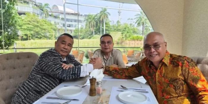 jabat-tangan-yang-mengakhiri-polemik,-dasco-pertemukan-hotman-paris-dan-ketua-umum-pwi