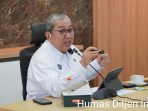 Focus Group Discussion (FGD) Penguatan Tata Kelola Logistik Nasional melalui Harmonisasi Kebijakan dan Sinergi Penyelenggaraan Transportasi di kantor Ditjen Intram, Jakarta, Selasa (21/7).