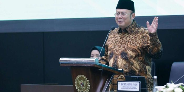 Wakil Ketua DPR RI, Cucun Ahmad Syamsurijal, dalam Forum Aliansi Guru dan Karyawan Bidang Pendidikan Nasional yang turut dihadiri perwakilan pemerintah, di Kompleks Parlemen, Senayan, Jakarta, Kamis (9/7/2026). Foto: Tonda/Karisma