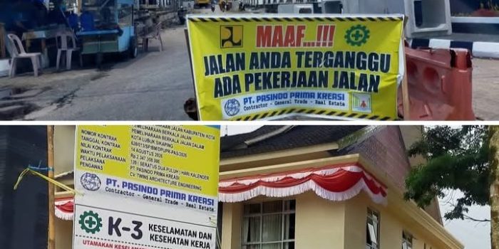 jalan-diponegoro-lubuk-sikaping-dikebut,-puluhan-pohon-mahoni-jadi-sorotan-warga