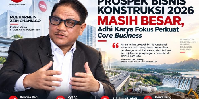 dukung-asta-cita-dan-hilirisasi,-adhi-karya-optimistis-industri-konstruksi-tetap-menjanjikan-pada-2026