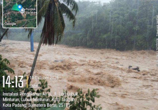 hujan-deras-picu-luapan-sungai,distribusi-air-bersih-perumda-air-minum-kota-padang-tergagnggu hujan-deras-picu-luapan-sungai,distribusi-air-bersih-perumda-air-minum-kota-padang-tergagnggu
