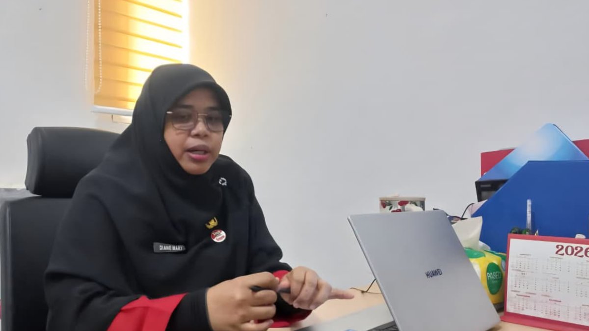 Kepala Bidang Pengembangan Aparatur BKPSDM Kota Padang saat memberikan arahan pengembangan kompetensi bagi ASN.