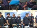 Personel BNNP Sumbar bersama tim gabungan melakukan penggerebekan narkoba di sebuah hotel di Kota Padang.